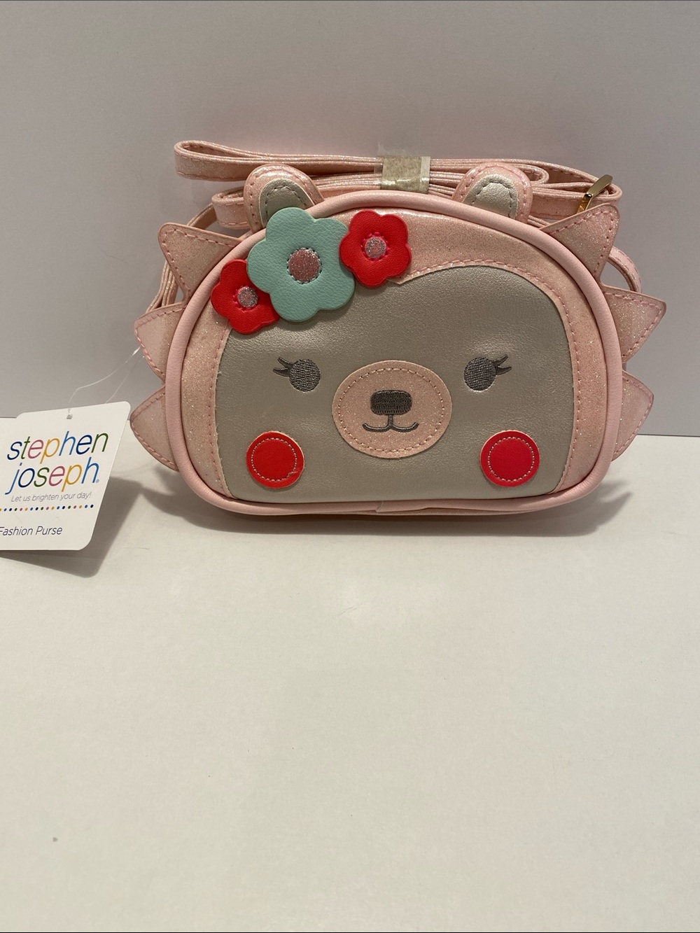 Pink Hedgehog Purse for Kids. NWT Stephen Joseph